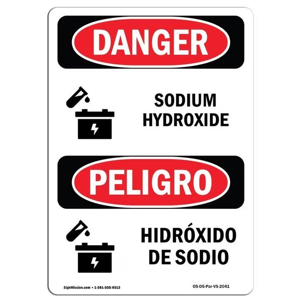 Safety Sign, OSHA Danger, 5